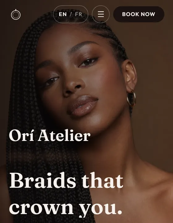 Orí Atelier website preview