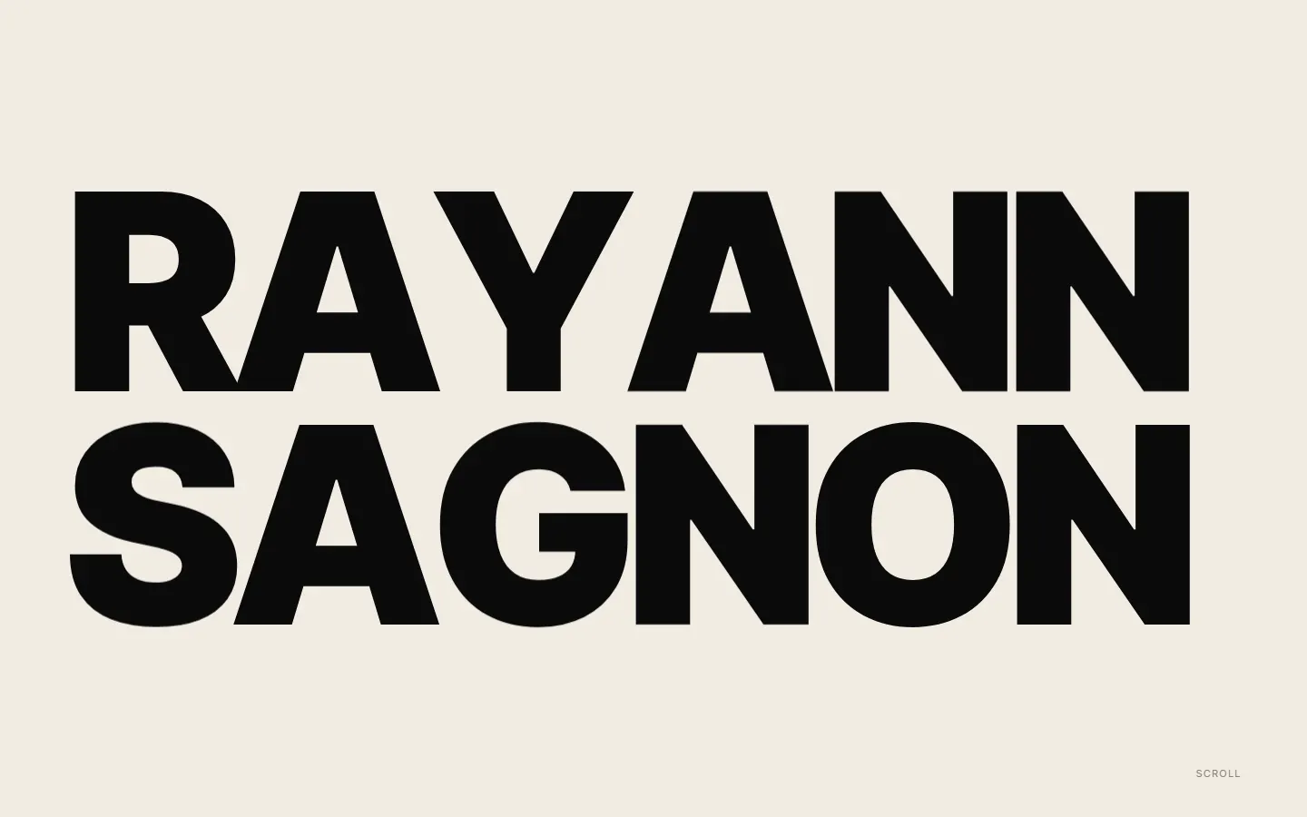 Rayann Sagnon website preview