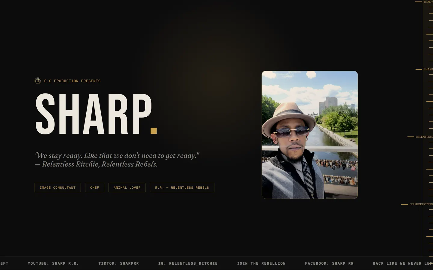 Sharp website preview